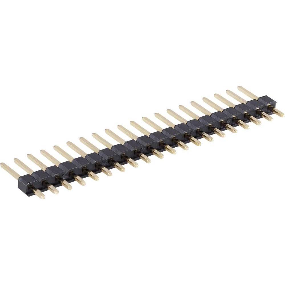 BKL Electronic Stiftleiste RM 2.54 mm, Elektronikkabel + Stecker, Schwarz