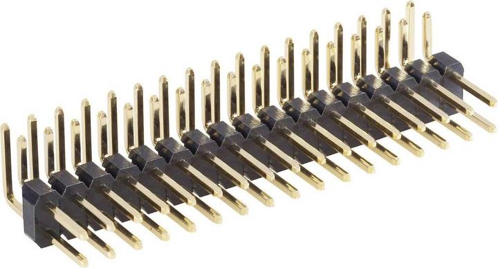 BKL Electronic Connettore maschio a doppia fila RM 2,54 mm
