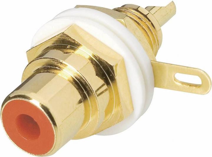 BKL Electronic Cinch-Einbaubuchse vergoldet