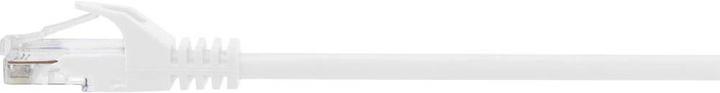 Actual product image Basetech RJ45 BT-2272260 Network cable, patch cable CAT 5e U/UTP 10.00 m White with latching nose protection (U/UTP, CAT5e, 10 m)