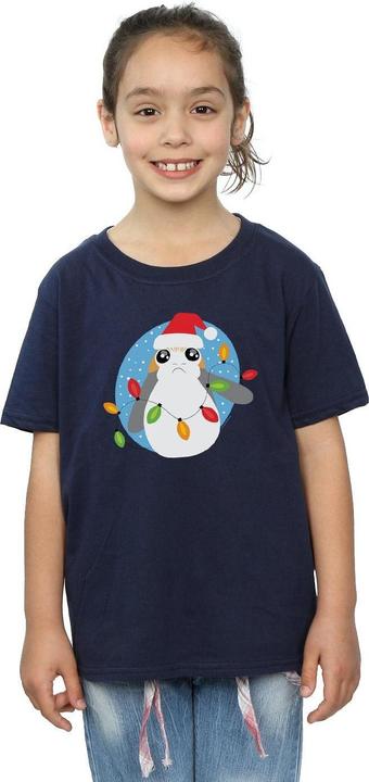 Immagine prodotto Star Wars The Last Jedi Porg Christmas Lights Maglietta Ragazze (116)