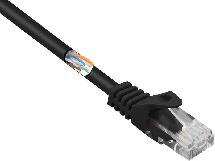 Immagine prodotto Renkforce RF-5044016 Cavo di rete patch RJ45 CAT 5 U/UTP 10,00 m Nero con (U/UTP, CAT5e, 10 m)