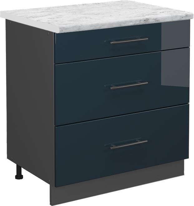 Produktbild Vicco Fame-Line mit 3 Schubladen, AP Marmor (80 x 60 x 81.5 cm)