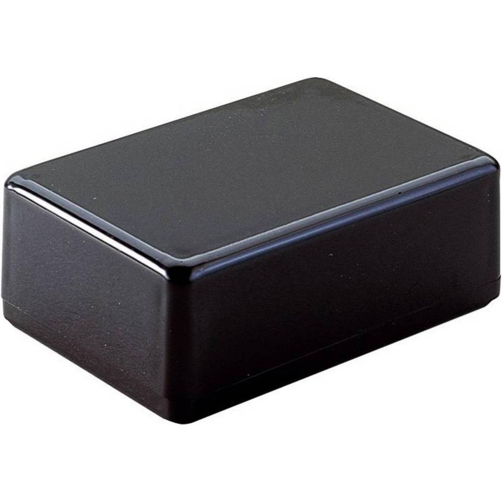 Strapubox Kunststoff-Gehäuse (Gehäuse), Elektronikzubehör + Gehäuse, Schwarz