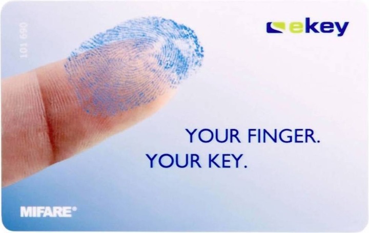 Actual product image Ekey RFID card