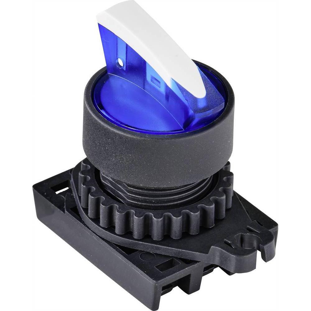 Tru Components Wahlschalter, Taster + Schalter, Blau