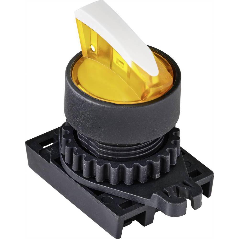 Tru Components Wahlschalter, Taster + Schalter, Gelb