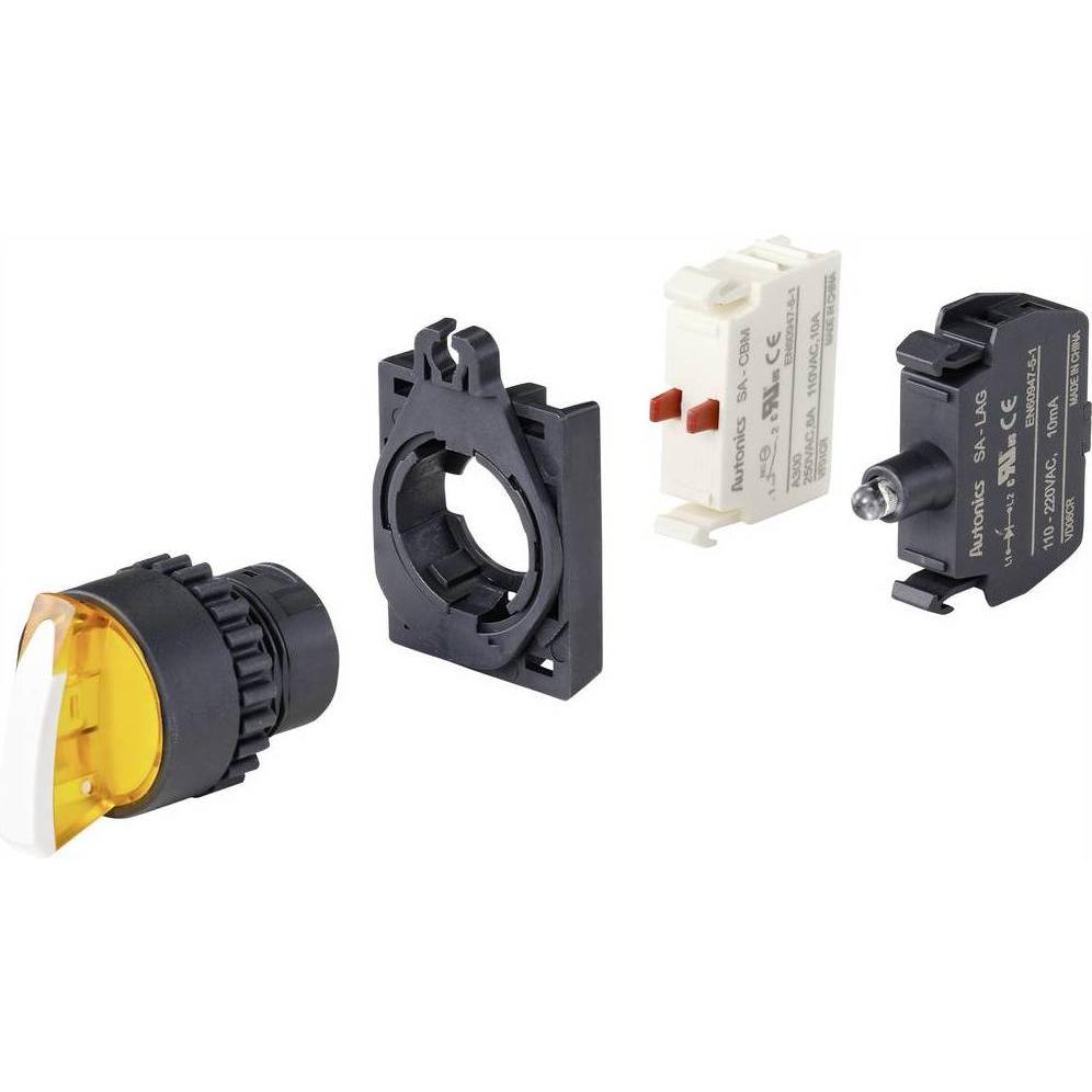 Thumbnail - Tru Components Wahlschalter, Taster + Schalter, Gelb