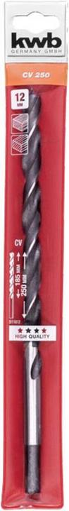 Actual product image kwb Wood twist drill extra long Ø 12.0 mm (CV steel, length 250 mm, 2 spurs) (12 mm)