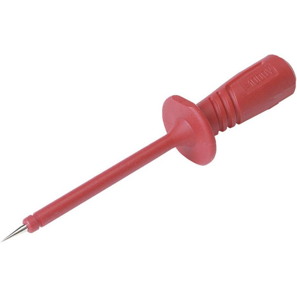 Hirschmann Test & Measurement Sicherheits-Prüfspitze, 4 mm, 1000 V CAT II (Prüfspitze), Messtechnik, Rot