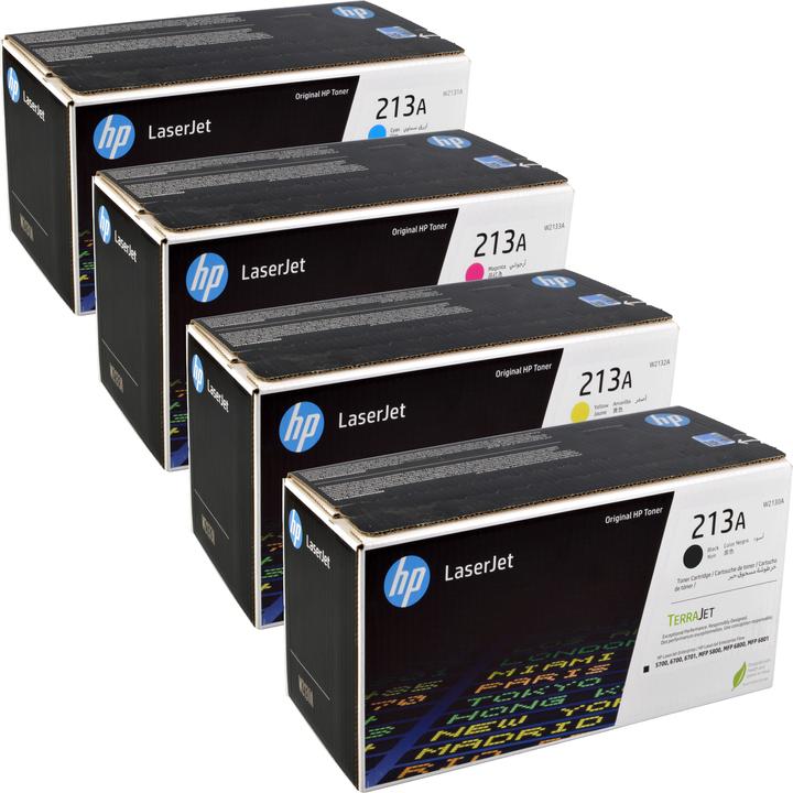 Image du produit HP 4 toner W2130A-W2133A 213A multipack K C M Y 4 couleurs (C, CF, M, Y)