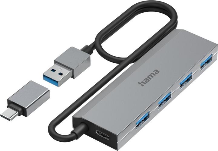 Hama USB Hub (USB-C, 4 ports)