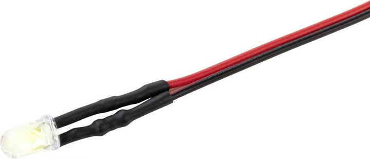 Tru Components LED 5 mm with cable 50 cm 12 V/DC