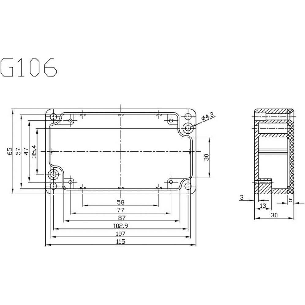 Thumbnail - Gainta Universal-Gehäuse (Gehäuse), Elektronikzubehör + Gehäuse, Silber