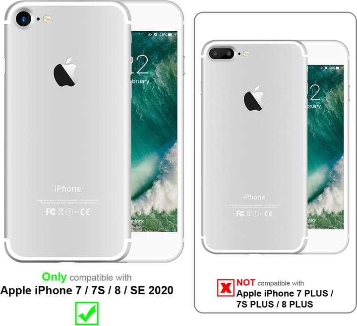 Actual product image Cadorabo TPU Frosted Cover (Apple iPhone 7, Apple iPhone SE (2nd Gen))