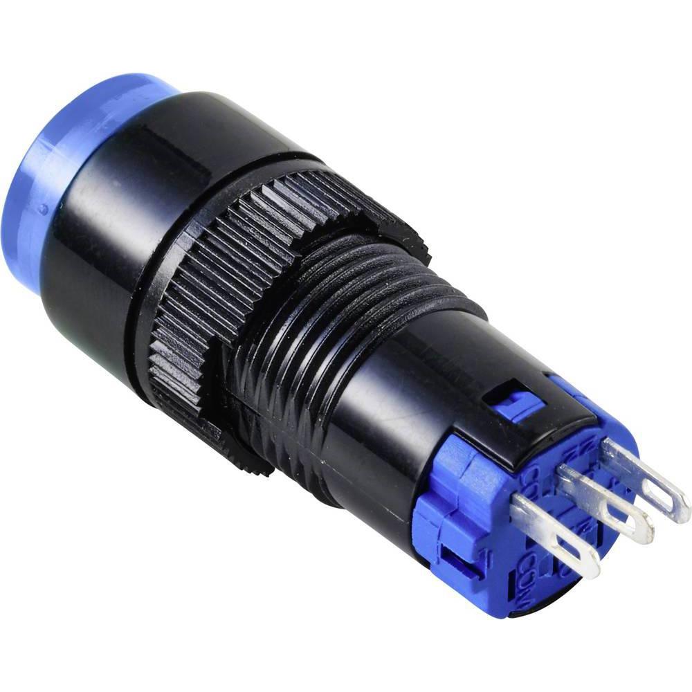 Thumbnail - Tru Components Druckschalter LAS2Y-11, Taster + Schalter, Blau