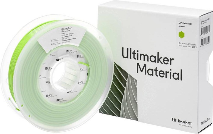 Produktbild Ultimaker Cpe (CPE, 2.85 mm, 750 g, Grün)