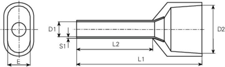 Actual product image Vogt Verbindungstechnik DUO - Wire end ferrules with plastic collar