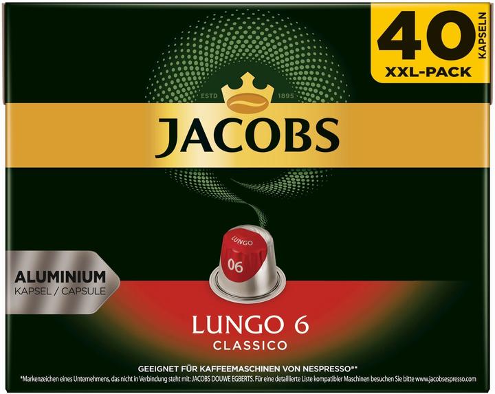 Image du produit Jacobs Lungo 6 Classico (1 x Port.)