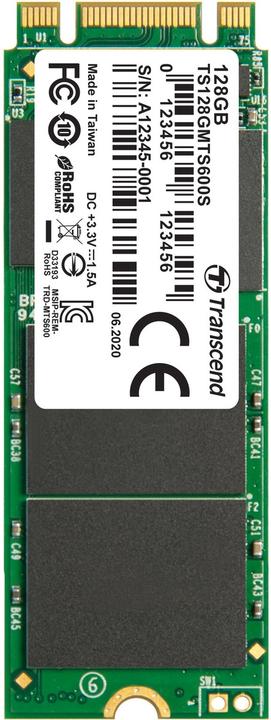 Produktbild Transcend MTS600S (128 GB, M.2 2280)