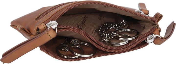 Actual product image Esquire Dallas leather key case 13.5 cm