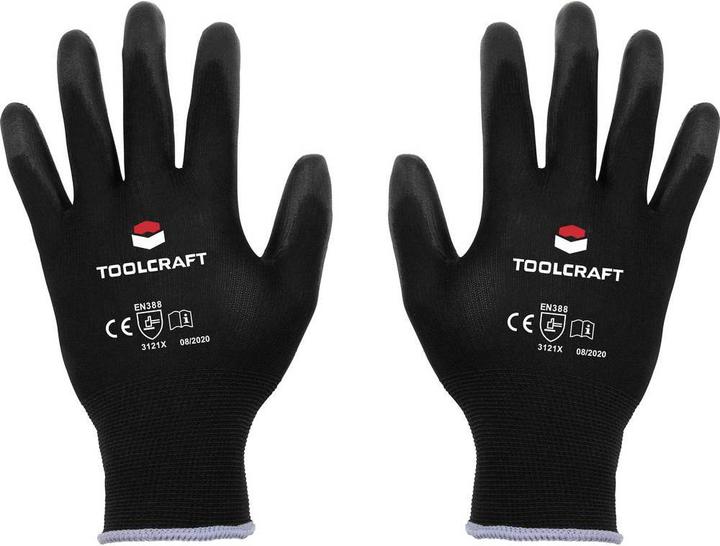 Toolcraft Gants de en polyamide avec revêtement PU taille 11 (11)