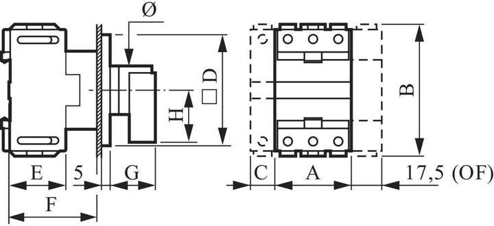 Immagine prodotto Baco Pannello frontale bloccabile per il sezionatore