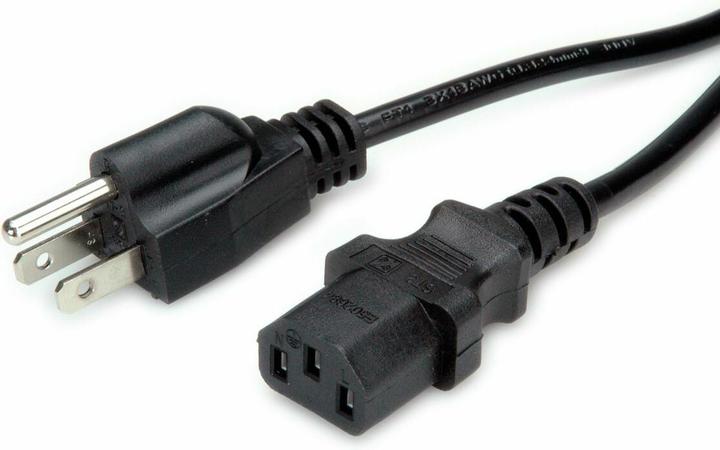 Secomp Voedingskabel IEC 60320 C13 naar NEMA 5-15 (M) (1.80 m)