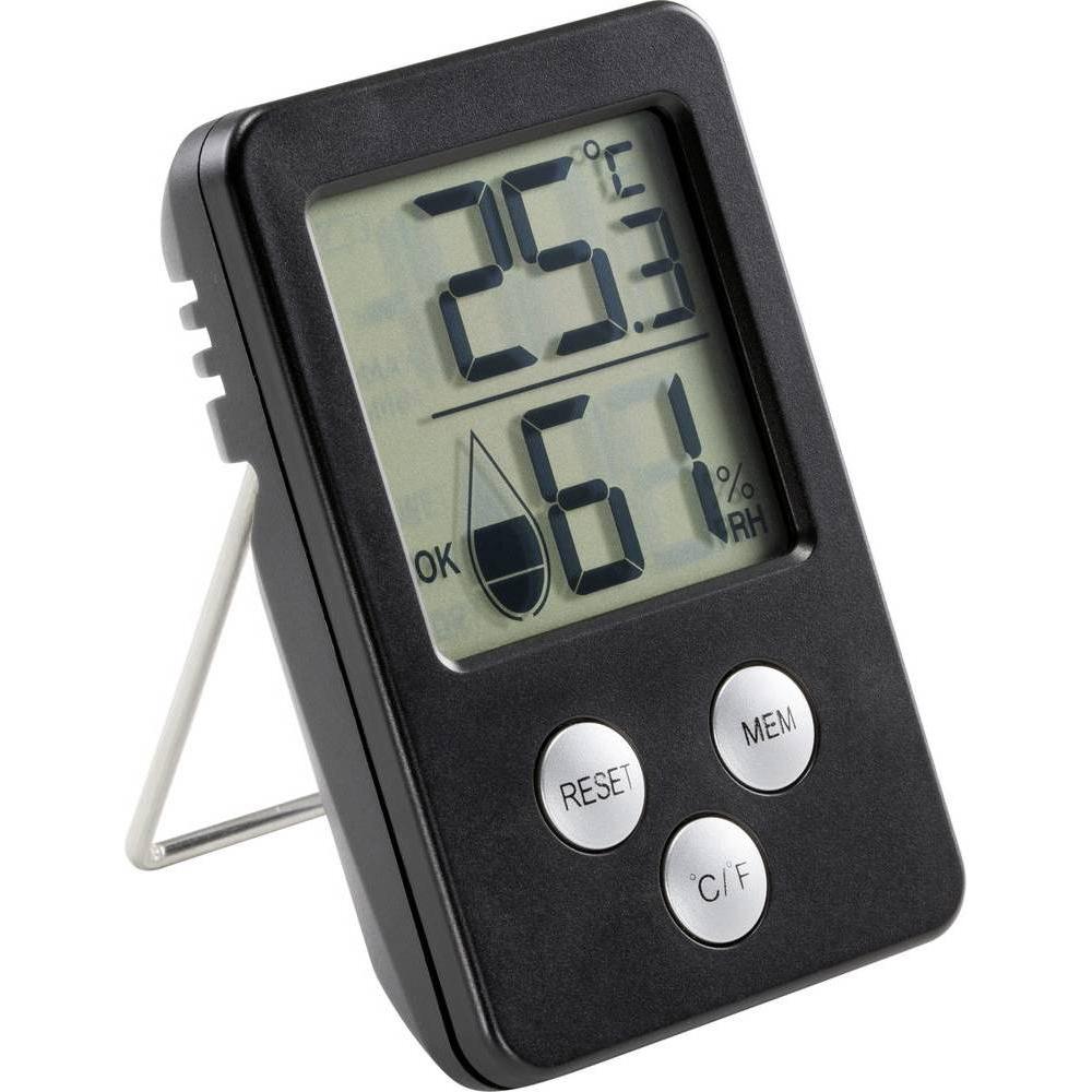 Thumbnail - No Name Thermo-/Hygrometer, Thermometer + Hygrometer, Schwarz