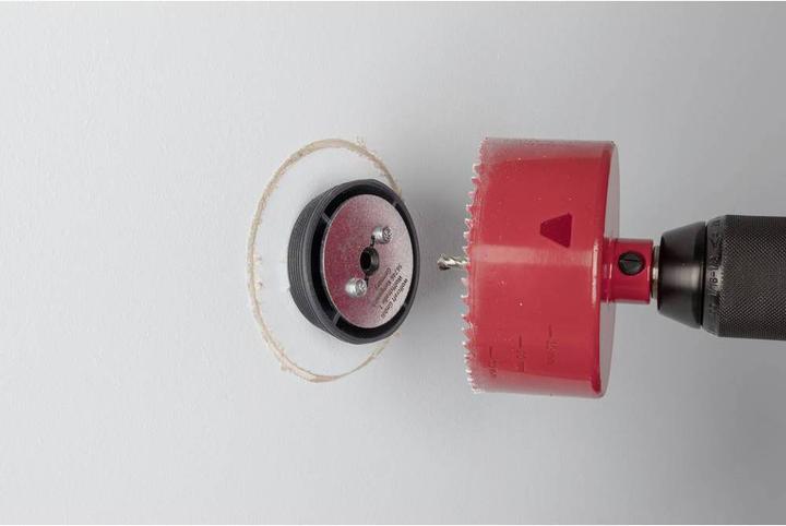 Productafbeelding wolfcraft wolfcraft 1 Aufbohrhilfe Ø54-70mm (70 millimeter)