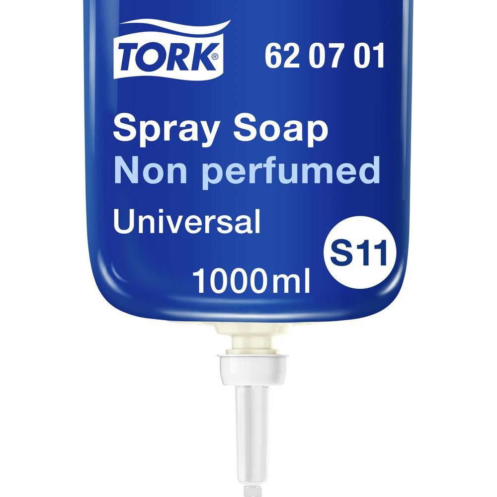 Thumbnail - Tork, Handseife, Sprayseife - - für S1/S11 Seifenspender - Universal-Qualität, parfumfrei, 1 x 1000 ml (Flüssigseife, 10...