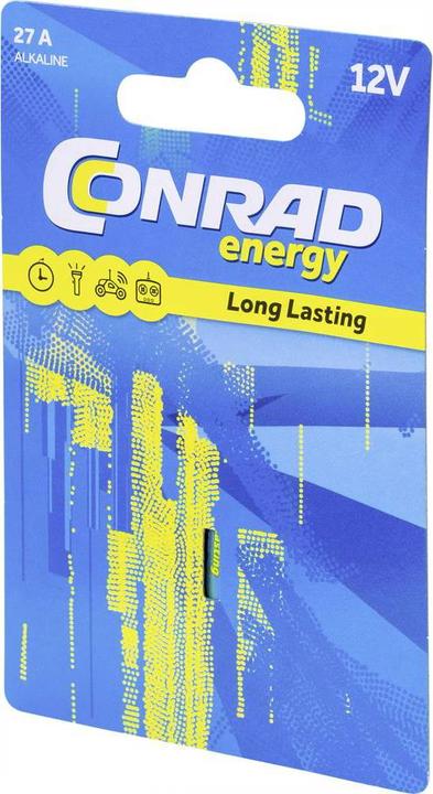 Conrad energy Spezial-Batterie (1 Stk., A27, 20 mAh)