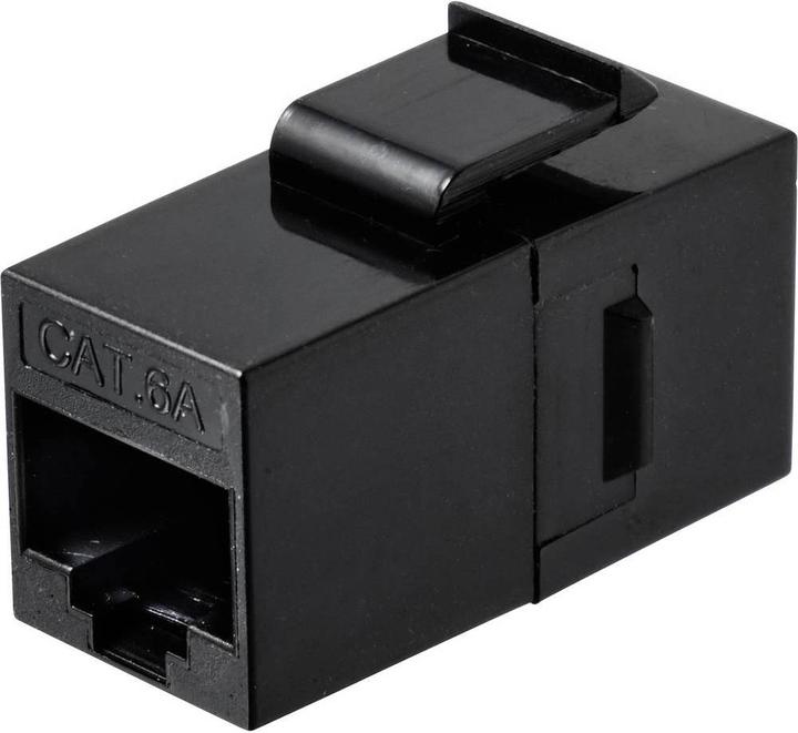 Renkforce RF-4531610 Kabelschnittstellen-/Gender-Adapter RJ45 Schwarz (U/UTP, CAT6a)