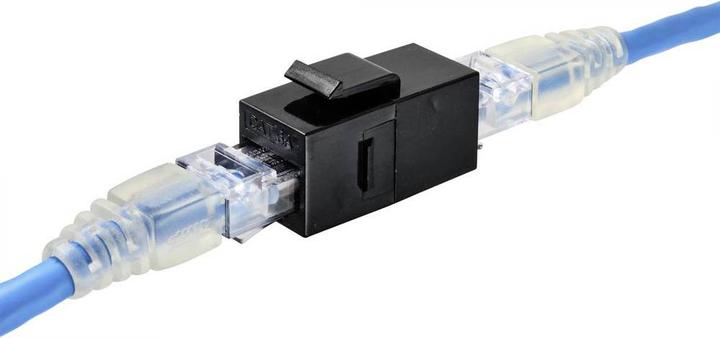 Produktbild Renkforce RF-4531610 Kabelschnittstellen-/Gender-Adapter RJ45 Schwarz (U/UTP, CAT6a)