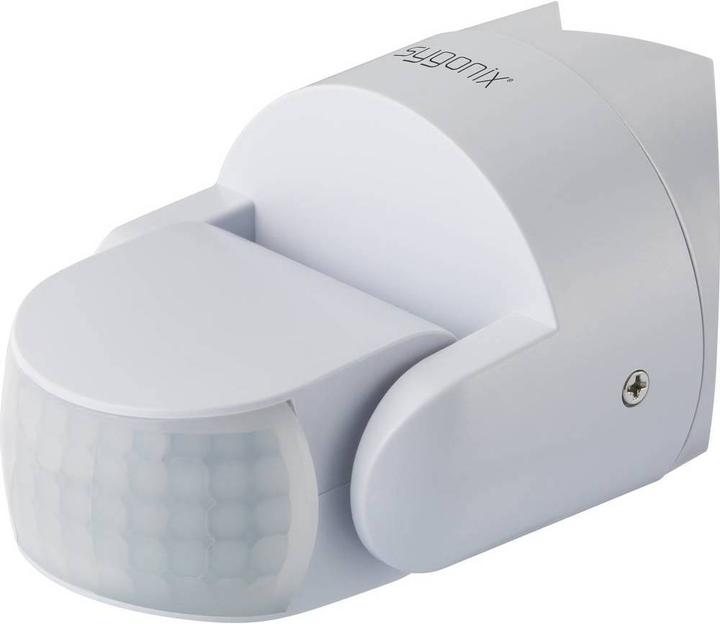 Actual product image Sygonix SY-4755360 Ceiling, Wall, Surface Mount PIR Motion Detector 180 ° Relay White IP65 (12 m)