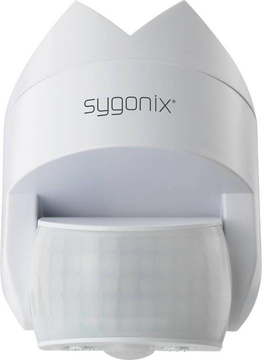 Actual product image Sygonix SY-4755360 Ceiling, Wall, Surface Mount PIR Motion Detector 180 ° Relay White IP65 (12 m)