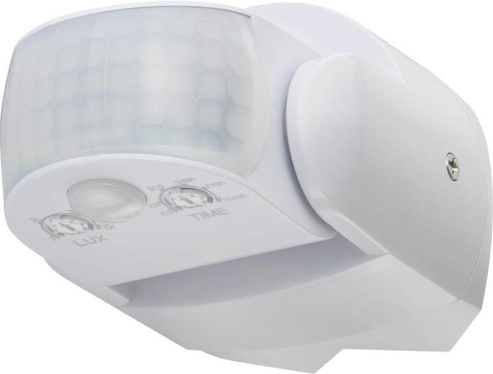 Actual product image Sygonix SY-4755360 Ceiling, Wall, Surface Mount PIR Motion Detector 180 ° Relay White IP65 (12 m)