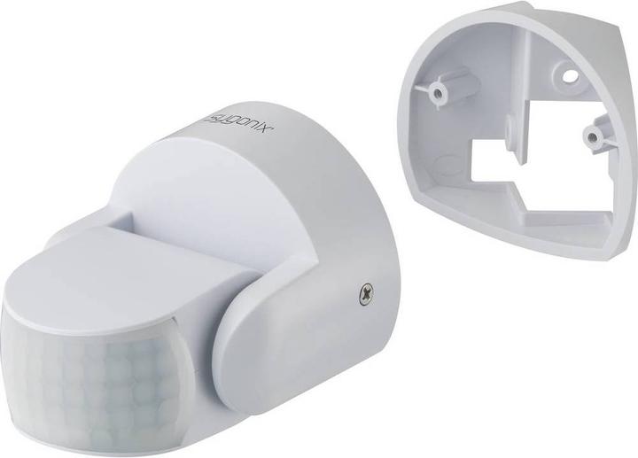Actual product image Sygonix SY-4755360 Ceiling, Wall, Surface Mount PIR Motion Detector 180 ° Relay White IP65 (12 m)