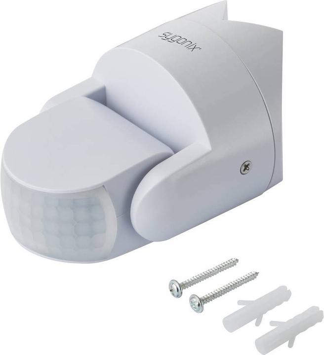 Actual product image Sygonix SY-4755360 Ceiling, Wall, Surface Mount PIR Motion Detector 180 ° Relay White IP65 (12 m)