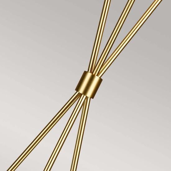 Produktbild Elstead Lighting Penny Stehleuchte E27 Brüniertes Messing Weiss (E27)