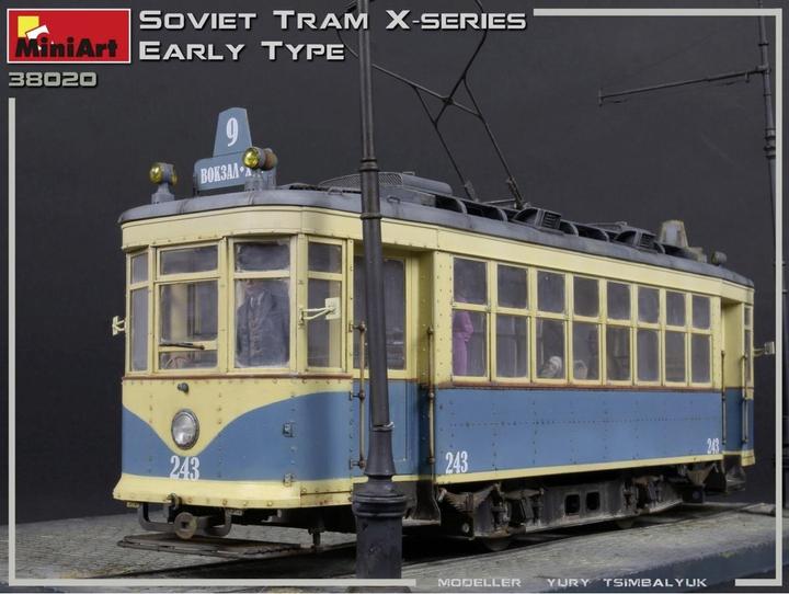Actual product image Mini art Soviet Tram "X" Series. Early Type.