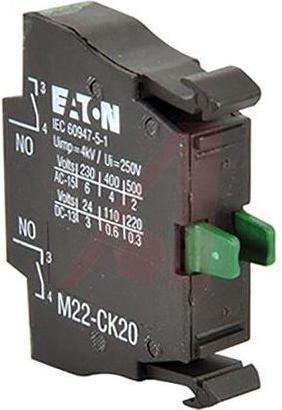 Produktbild Eaton 2 N.O. CONTACT BLOCK 22.5 MM
