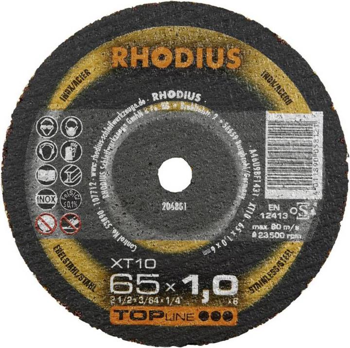 Actual product image Rhodius Cutting disc 75 x 1.0 x 10.0 mm
