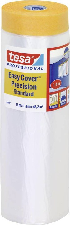 Actual product image tesa Easy Cover 4402 Precision Standard Film is a clever 2-in-1 cover solution with integrated (33 m, 1400 mm)