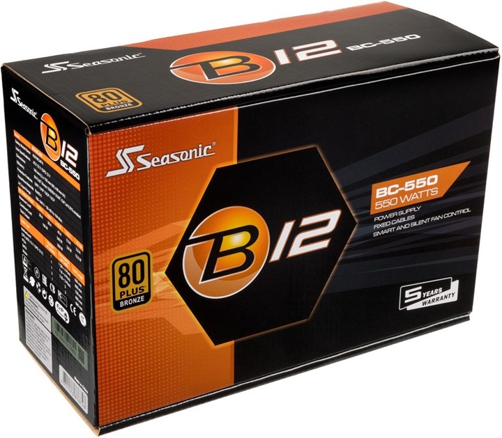 Image du produit Seasonic B12 BC (550 W)