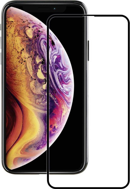 Teccus Protezioni per lo schermo 2.5D Fullscreen 2 (2 Pezzo/i, Apple iPhone XS, Apple iPhone X)