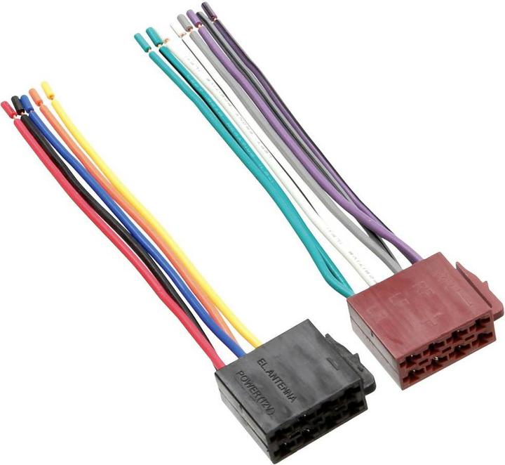 Actual product image ACV Conversion adapter ISO(f) power/speaker loose cable