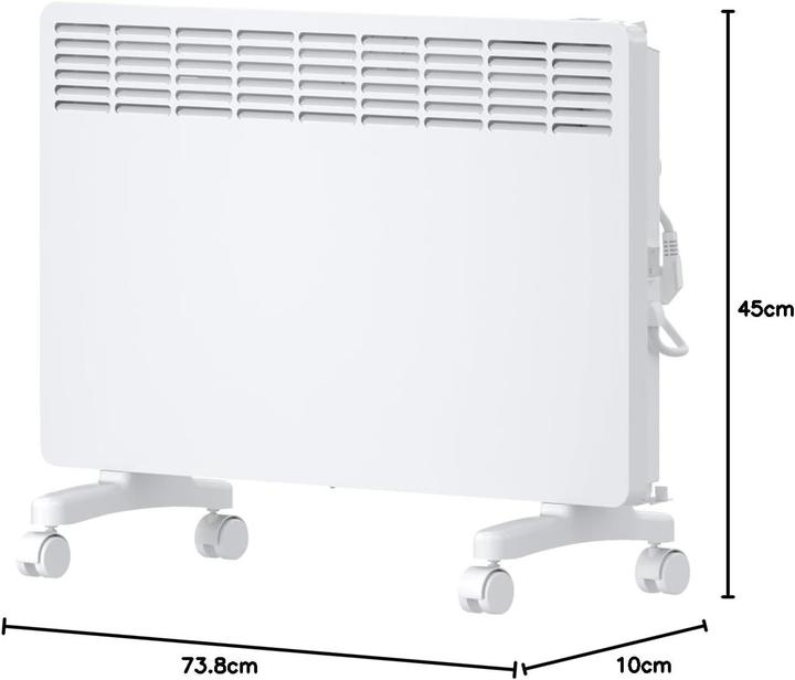 Actual product image Stiebel Eltron EG-50-PL2- PE Convector heater Floor-standing unit for approx. 25 m², electr. controller (2000 W)