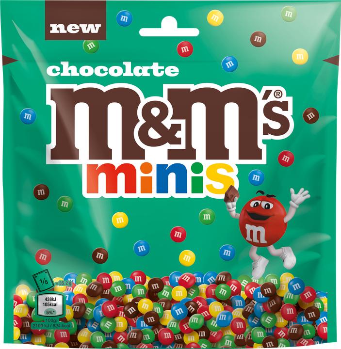Produktbild M & M's M&Ms Schokolade Minis 225 g, Produkttyp: Milch (229 g)