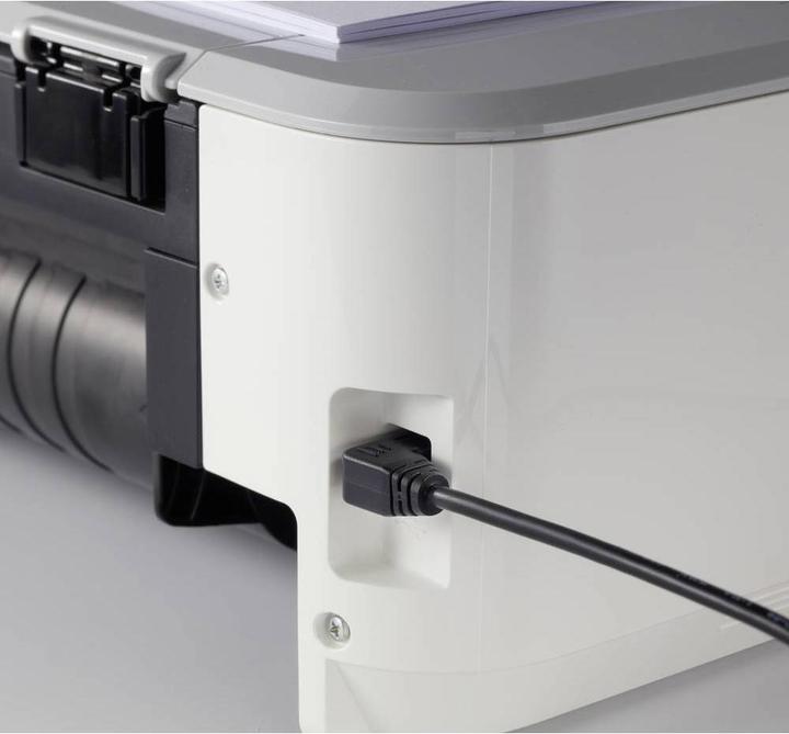 Produktbild Renkforce USB-Kabel USB 2.0 USB-A Stecker, USB-B Stecker 50.00 cm Schwarz 90° nach unten gewinkelt (0.50 m, USB 2.0)